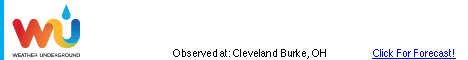 Click for Cleveland, Ohio Forecast